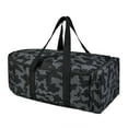 thumbnail image 3 of Bolsa de pesca con cremallera, funda para caña de pescar, bolsa de transporte portátil para accesorios, 35 L Negro Gris, 3 of 9