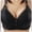 Black, variant on Bigersell Full-Coverage Wirefree Bra Women's Bra Wire Free Underwear One-Piece Bra Everyday Underwear Female Polyester Women's Classic T-Shirt Bra Regular T-Shirt Bra, Style 860, Khaki 40