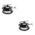 thumbnail image 3 of mmirethe Solar Powered Car Air Freshener Creative Diffuser Small Car for Car Interior Silver 10.4x8cm 2Set, 3 of 6