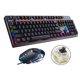 thumbnail image 5 of y ratón con cable para juegos Combo 104 teclas con teclas Multimedia ratón para juegos con reposabrazos de muñeca para Windows, PC, jugadores, Establecer acción lineal B Hugo combo de teclado y ratón, 5 of 10