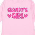 thumbnail image 4 of Inktastic Grampy's Girl Granddaughter Girls Long Sleeve Toddler T-Shirt, 4 of 5