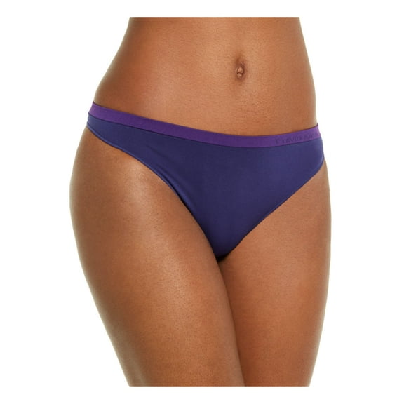 CALVIN KLEIN Intimates Purple Solid Romantic Thong Size: XL