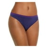 CALVIN KLEIN Intimates Purple Seamless Solid Everyday Thong Size: XS