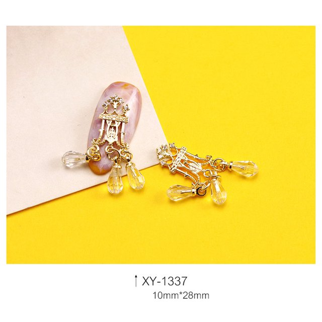 EGNMCR Press on Nails Diamonds Dazzling Tips Nail Sticker Sequins Colorful Nail Art Decoration A Nail