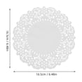 thumbnail image 2 of MERRYHAPY Versatile White Lace Paper Doilies for Baking and Fried Foods, 2 of 8