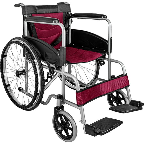 Silla De Ruedas Ligera 23 Pulgadas Plegable Aluminio Lujo Nanofort