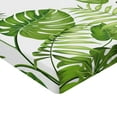 thumbnail image 2 of Ambesonne Leaf Fitted Sheet, Foliage Swirls Botanic, Twin Size, Pale Green, 2 of 3