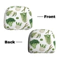 thumbnail image 3 of Headrest Covers for Cars Accessories Interior for Women Men 2Pcs - Asparagus Print broccoli Head Rest Cover for Car Decorations, Car Headrest Cover for Car Decor Interior, 3 of 8
