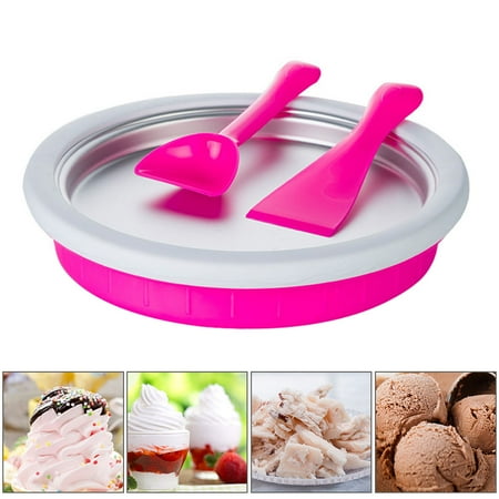 DIY Fried Ice Cubes Machine Homemade Fried Yogurt Machine Mini Ice Cream Egg Roll (Best Fried Ice Cream Machine)