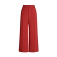 thumbnail image 4 of ZIXKCGDSE Dress Pants Women Wide Leg Work Pants Stretchy High Waist Business Casual Trousers Size XXXL, 4 of 4