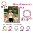 thumbnail image 3 of Juego de guirnaldas hawaianas, juego de pancartas de flores artificiales para fiestas tropicales, accesorio de disfraz de verano Monstrate HA7020-06B, 3 of 6