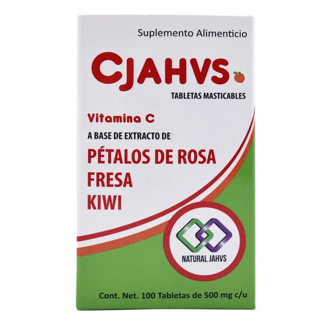 Vitamina C C-Vit De 500mg 100 Tabletas Masticables Jahv's. JAHV'S JAHVSVITAC