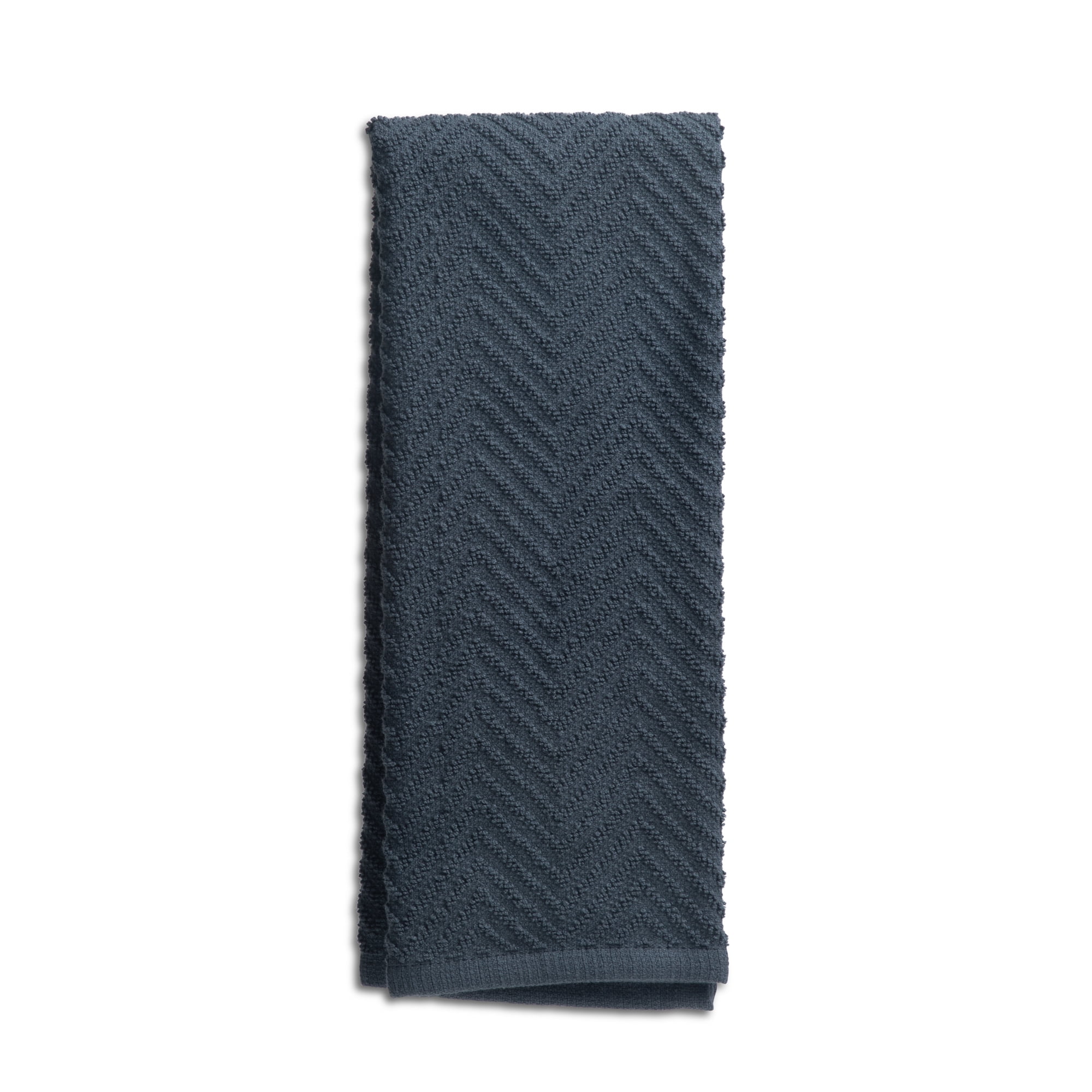 Thyme & Table Kitchen Towels, Navy Celestial, 4 Pack Set