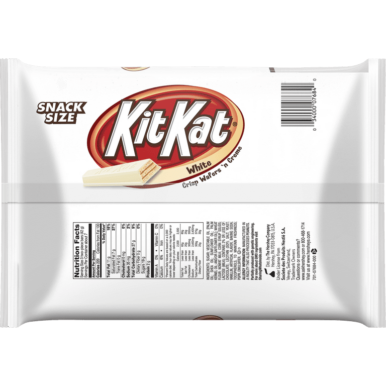 Kit Kat White Fun Size Calories informacionpublica.svet.gob.gt