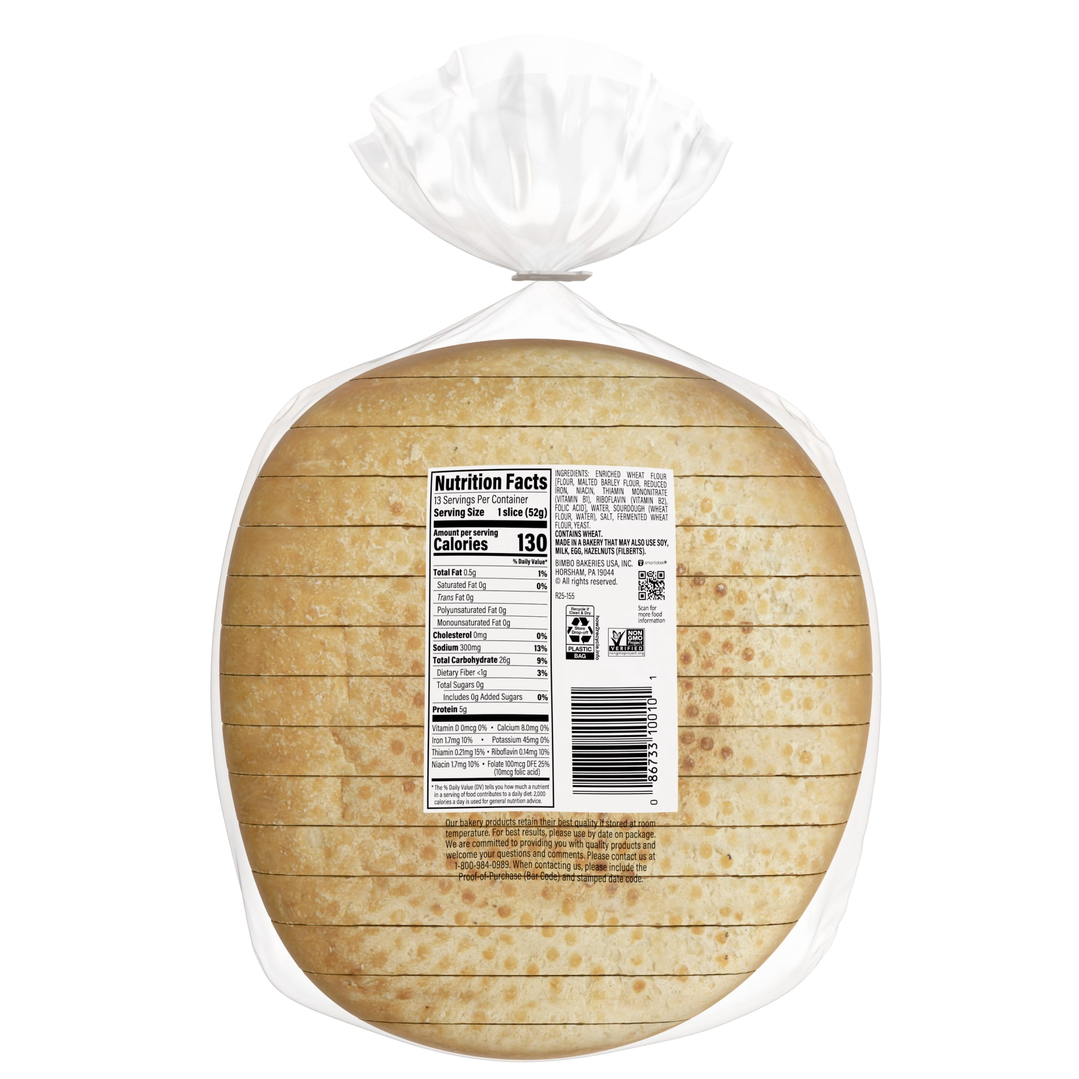 Redding French Bakery Extra Sourdough Artisan Style Bread, 24 oz (2 pack)