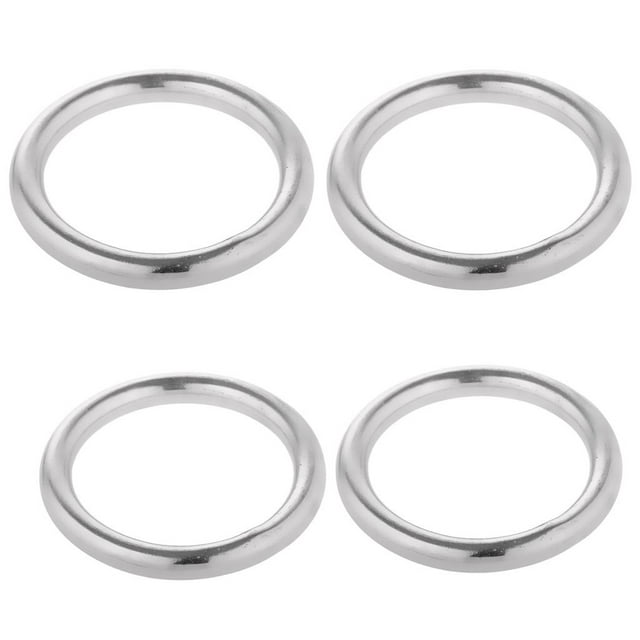Anillo en O de acero inoxidable, accesorio para ferretería con anillo redondo, uso de buceo con correa en cinta de uso marino, accesorio de metal para montaje en bote soldado con autógena