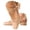 Khaki, variant on Dakaela Mary Jane Heels for Women Low Block Heel Closed Square Toe Pump Shoes Bowknot Slingback Work Office Dress Shoes (8,Wine)