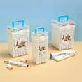 thumbnail image 3 of 1 Set Marker Pen Alcohol Based Multifunctional Dual Head Drawing Colouring Art Marker School Supplies, 3 of 8