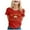 Red, variant on LUOGENLI Female T-shirts for Womens Women's OktoberGraphic Tee Trendy Casual Short Sleeve Top Womens T-shirts Graphic Tees xxl Tall Summer Clothes Tee T-shirts Womens White Summer Clothes Black XXXL