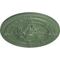 thumbnail image 3 of Ekena Millwork 26"OD x 3"P Vincent Ceiling Medallion (Fits Canopies up to 6"), Hand-Painted Athenian Green, 3 of 5