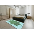 thumbnail image 4 of Ahgly Company Indoor Rectangle Patterned Light Aquamarine Green Area Rugs, 2' x 4', 4 of 6