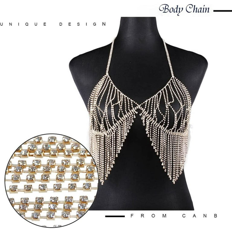 Shiny Bra Chain Body Jewelry Sexy