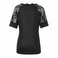 thumbnail image 5 of Blusa de manga corta con estampado de calavera para mujer Fridja  bn4875, 5 of 5