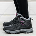 thumbnail image 5 of Men/Women Fur Lined Outdoor Waterproof Work Shoes Hiking Winter Snow Boots Walking, 5 of 9