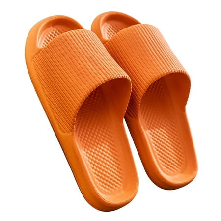 

Women Men Slippers Home Couple Shoes Indoor Outside Soft Soled Cloud Slippers Comfy Relax Casual Anti-Slip Bathroom Swimming Beach Slides