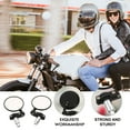 thumbnail image 5 of RENACLIPY Round Motorcycle Handlebar Mirrors Black ABS 1 Pair Universal Fit Motorbike Accessories, 5 of 8