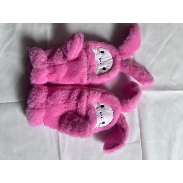 Lindos guantes de invierno con el mismo estilo de perro Yugui, dibujos animados de niña, corazón, peluche cálido