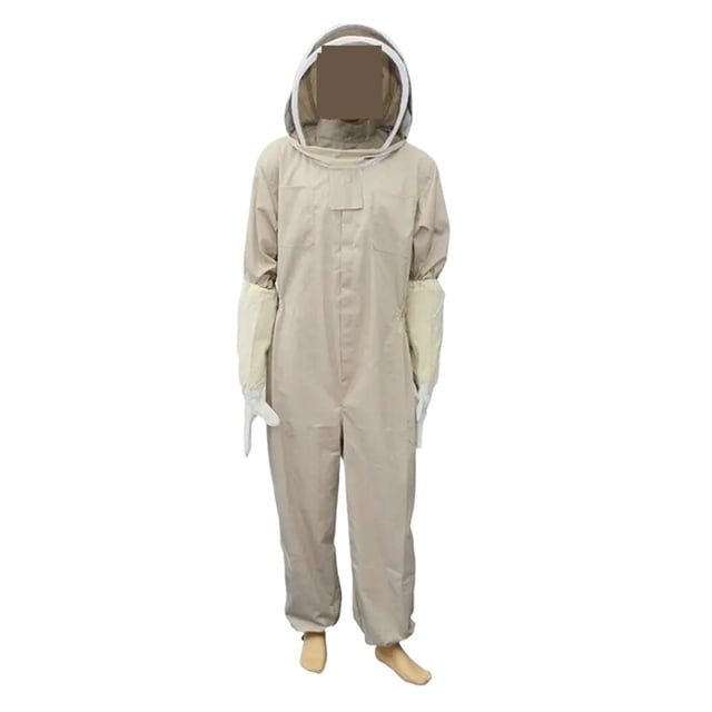 Beekeeping Suit Beekeeping Clothing 1Set Professional Ventilated Full Body Beekeeping Bee Keeping Suit With Gloves ,Comprehensive Protection