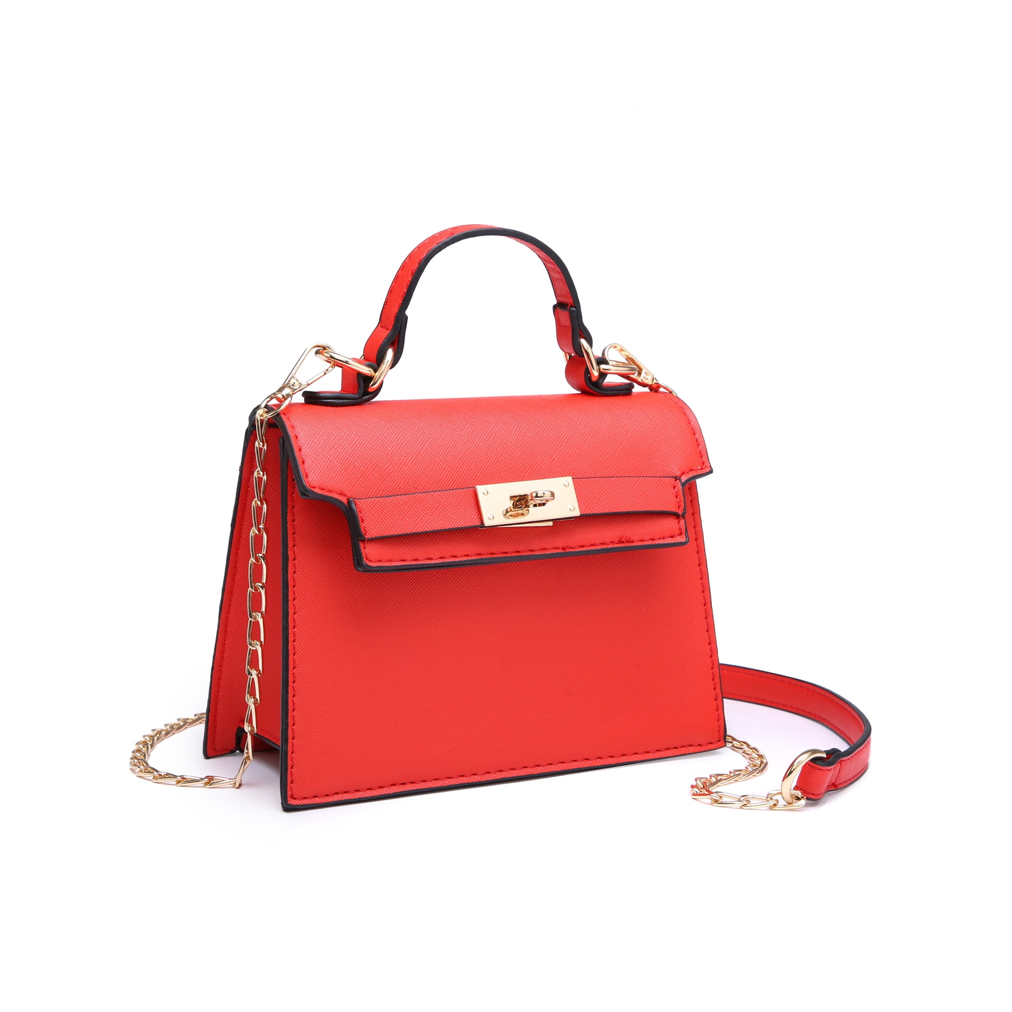 XB Womens Mini Satchel Crossbody Bag Faux Leather Shoulder Handbag Top