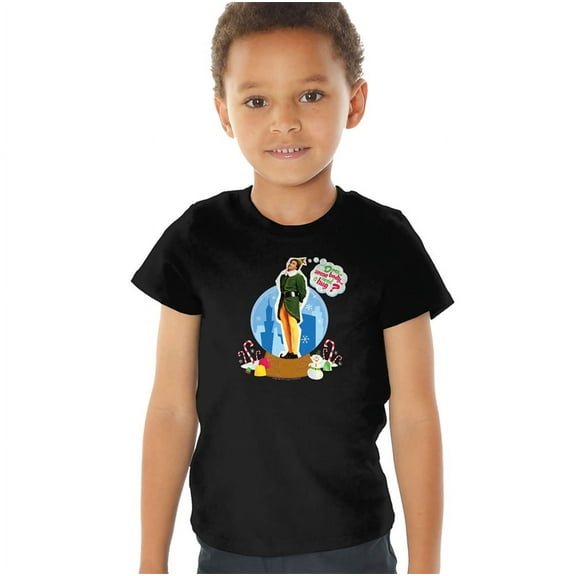 Elf Does Somebody Need A Hug? Kids T Shirt (2) for Youth Toddler Boys and Girls, Black