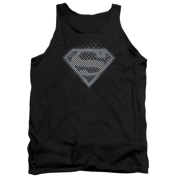 Superman - Checkerboard - Tank Top - Large