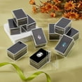 thumbnail image 4 of Rectangle Clear Plastic Loose Diamond Display boxes Small Jewelry Storage Case with Sponge Black 5.7x3.7x2.8cm, 4 of 6