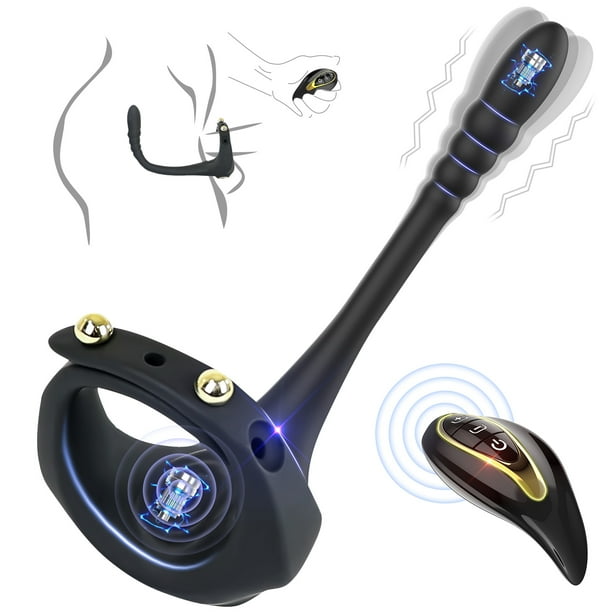 Wtoyu Anillo Vibrador para Pene Plug Anal Masajeador de Prstata para  Hombres Placer Vibrador Anal Usable Polla | Walmart en lnea