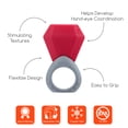 thumbnail image 2 of Innobaby Teethin' SMART Birthstone Ring Teether, January (Garnet), 2 of 5