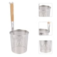 thumbnail image 3 of Stainless Steel Wire Fine Mesh Sieve Oil Strainer Noodle Colander Kitchen Sifter, 3 of 9