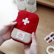 2 Pieces Medical Bag Emergency Survival First Aid Kit Bag Home Travel Camping