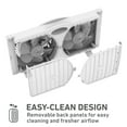thumbnail image 5 of Holmes 9 Inch TwinBreeze Reversible Window Fan 3 Speed Remote CleanBreeze White, 5 of 9