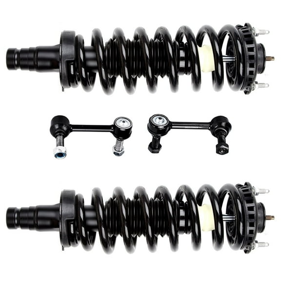 SCITOO 171341 K80824 K80825 Front Strut Spring Assembly Stabilizer Bar Link Fits 04 05 06 07 for Buick Rainier 04 05 06 07 for Chevrolet Trailblazer 04 05 06 for Chevrolet Trailblazer EXT