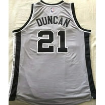 Tim Duncan San Antonio Spurs Adidas gray jersey NEW