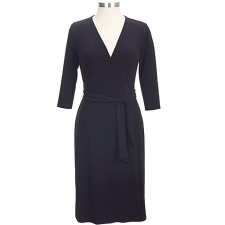 George - Women's Matte Jersey Wrap Dress