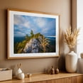 thumbnail image 4 of Table Rock - North Carolina Photography Oak Framed Wall Art Print 24 x 36 inches, 4 of 6