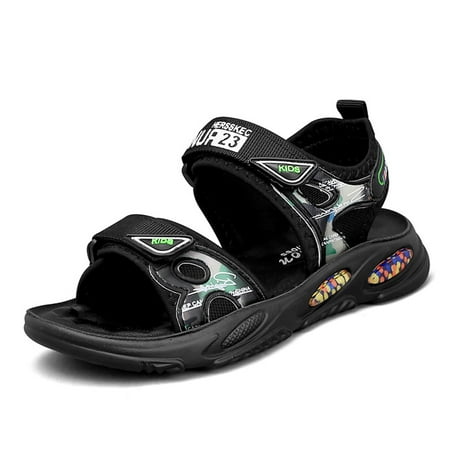 

Boys summer outdoor sandals children s open-toe beach sandals shoes Green