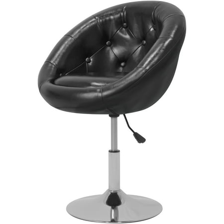 Best Choice Products Adjule Tufted Round Swivel Accent Chair Best Choice Products Adjule Tufted Round Swivel Accent Chair Black