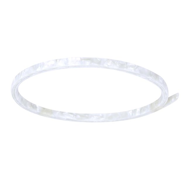 Bnineteenteam 5 Piezas de encuadernación de Guitarra, 6 mm de Ancho Celuloide Blanco Perla Guitarra de encuadernación para Guitarra acústica Guitarras clásicas Ecomeon no