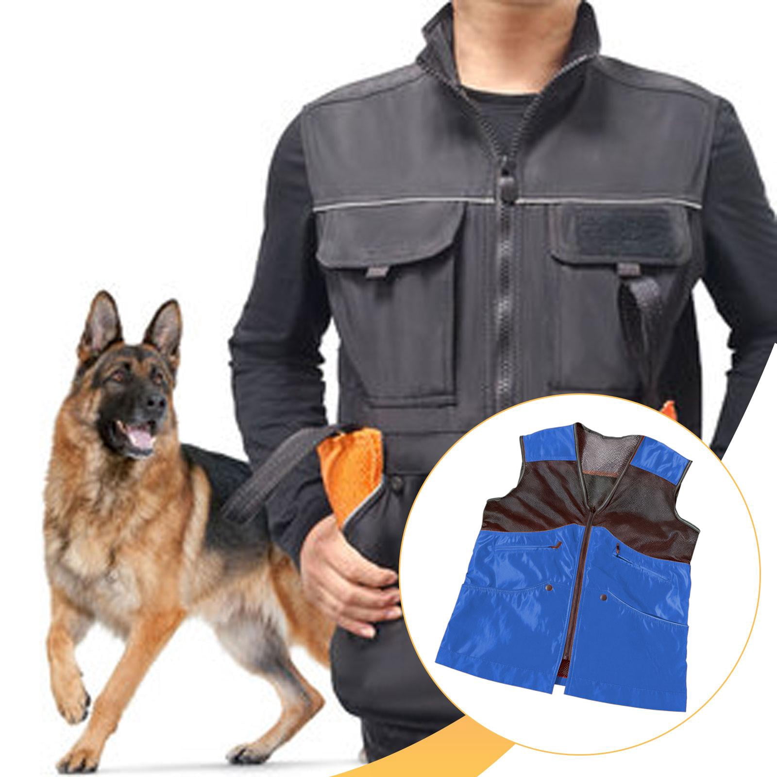 Bvdfgk Dog Training Vest Multifunctional Handler Clothing for Outdoor Sport Agility L