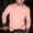 Pink Knitted Sweaters, variant on Mens Knitted Sweaters Casual Basic Raglan Sleeve Shirts Fashion 2025 Trendy Classic Solid Design Crew Neck Tops Slim Fit Blouse Yellow L